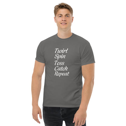 Twirl Spin Toss Catch Repeat T-Shirt