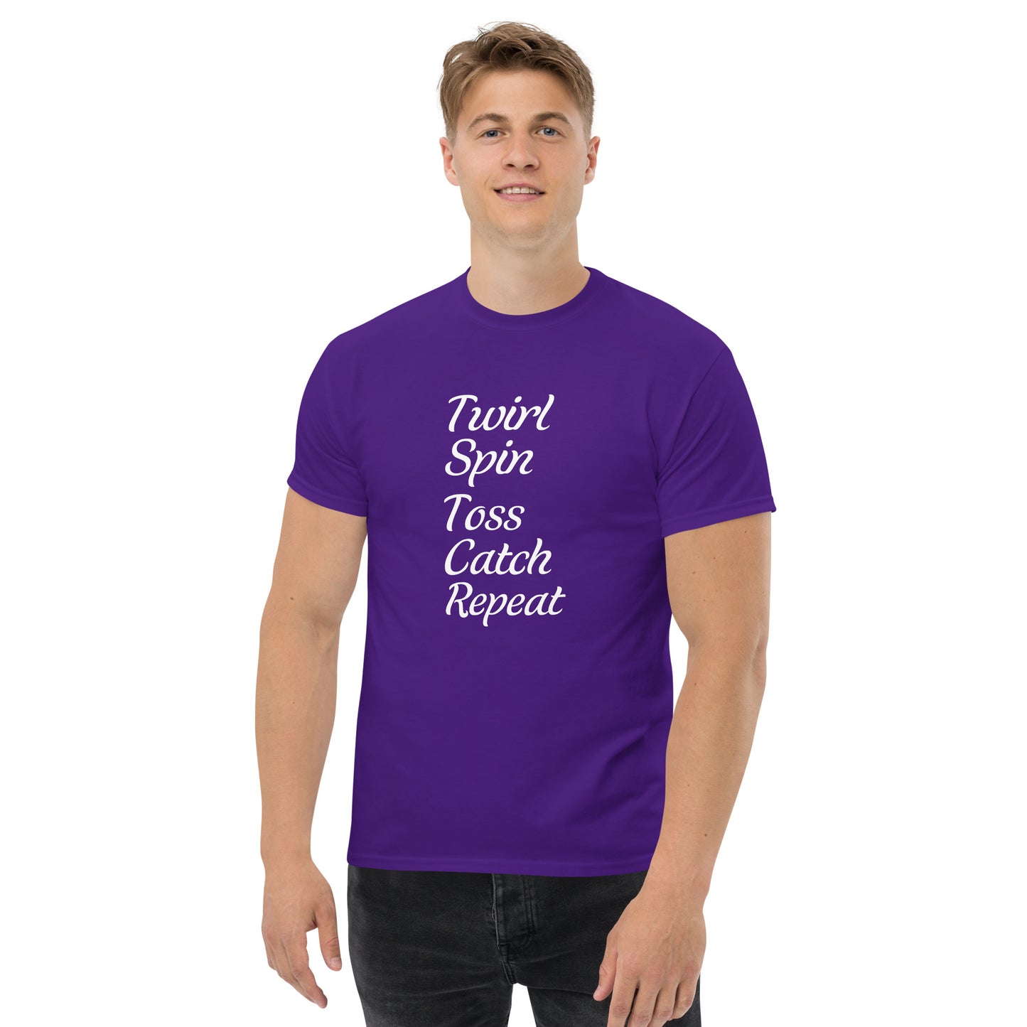 Twirl Spin Toss Catch Repeat T-Shirt